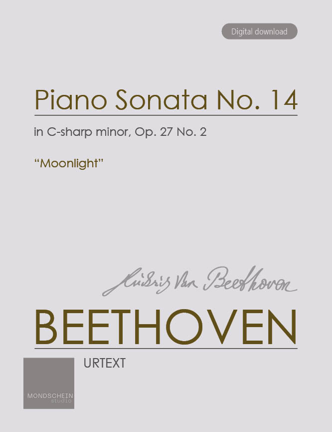 Beethoven: Piano Sonata No. 14, Op. 27 No. 2, "Moonlight"