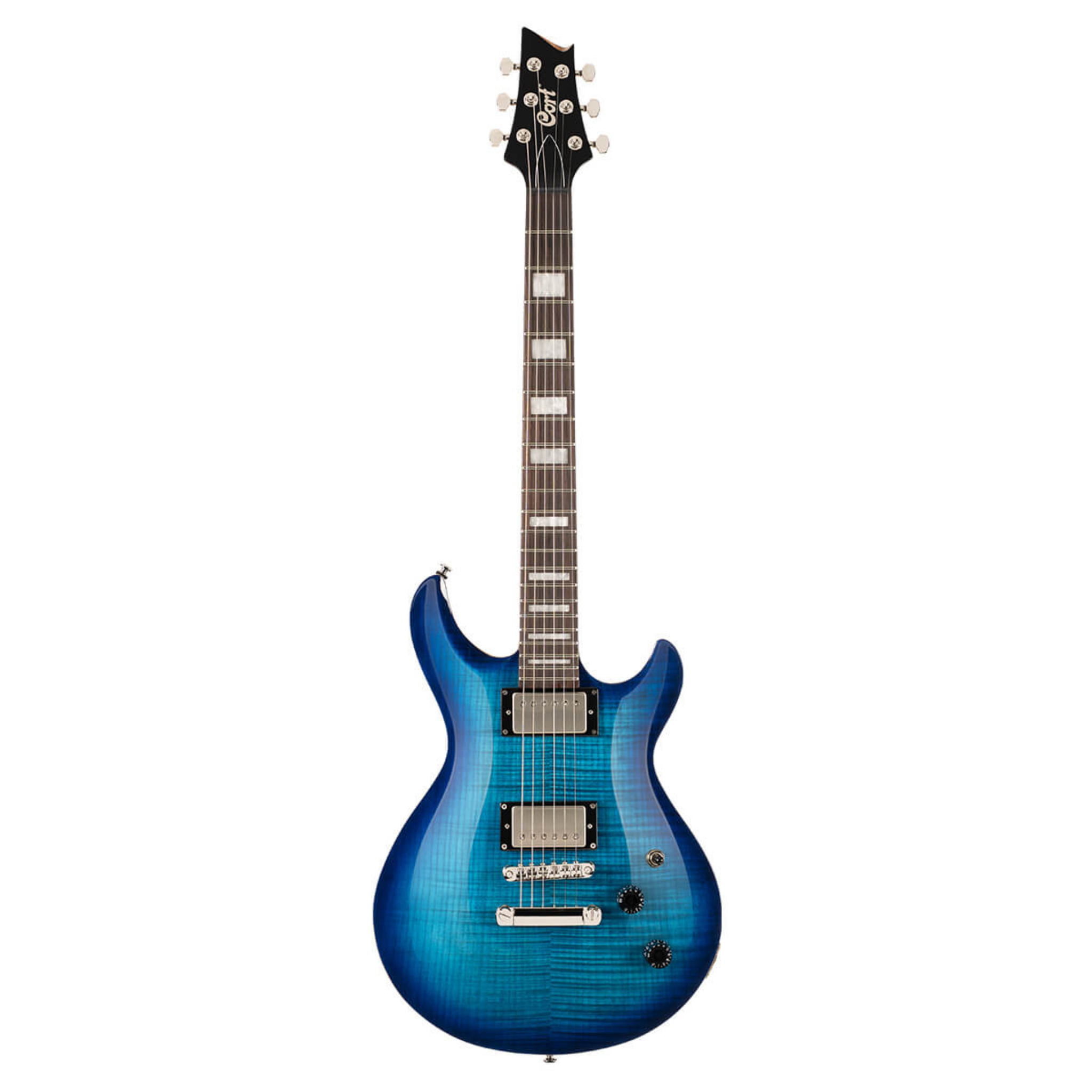 Cort M600 Electric Guitar, Blue Burst