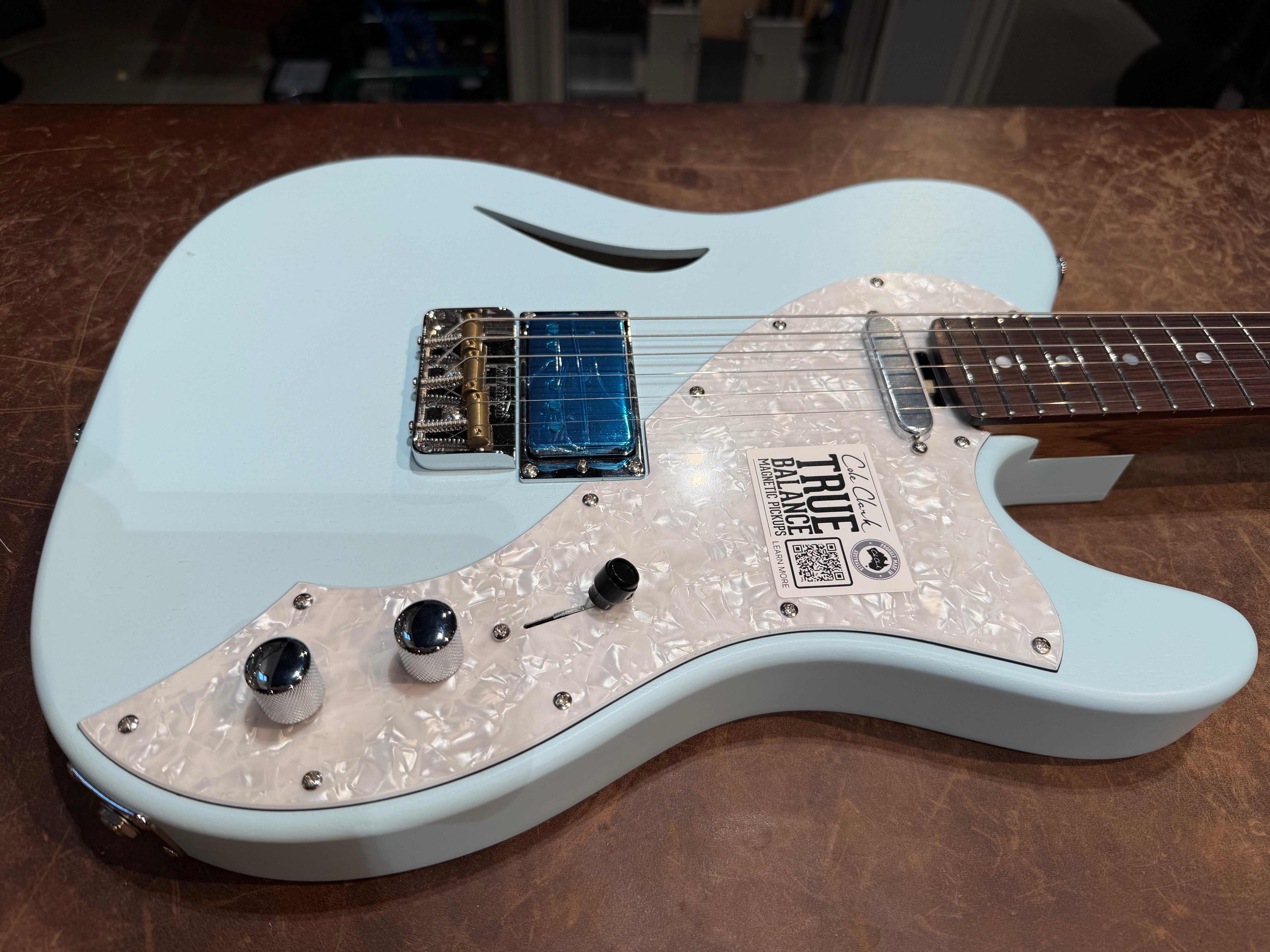 Cole Clark Culprit 3 Electric Guitar, Sonic Blue
