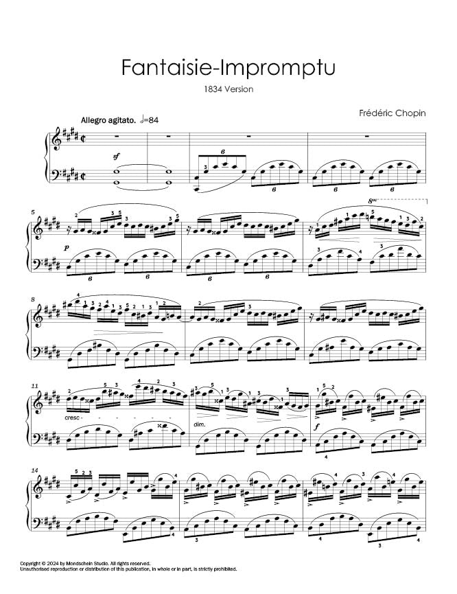 Chopin: Fantaisie-Impromptu, Op. 66