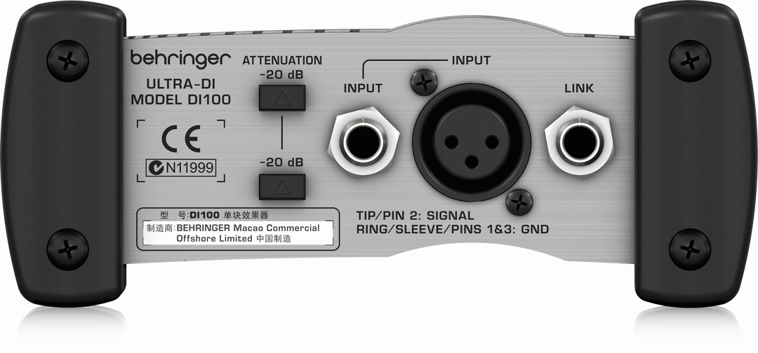 Behringer Ultra-DI DI100 Direct Injection Box