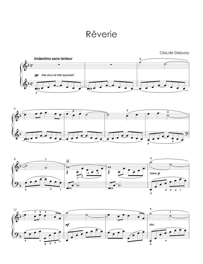 Debussy: Reverie