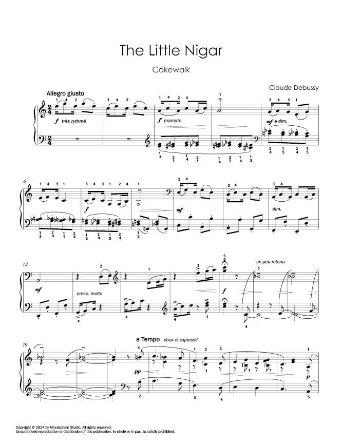 Debussy: The Little Nigar