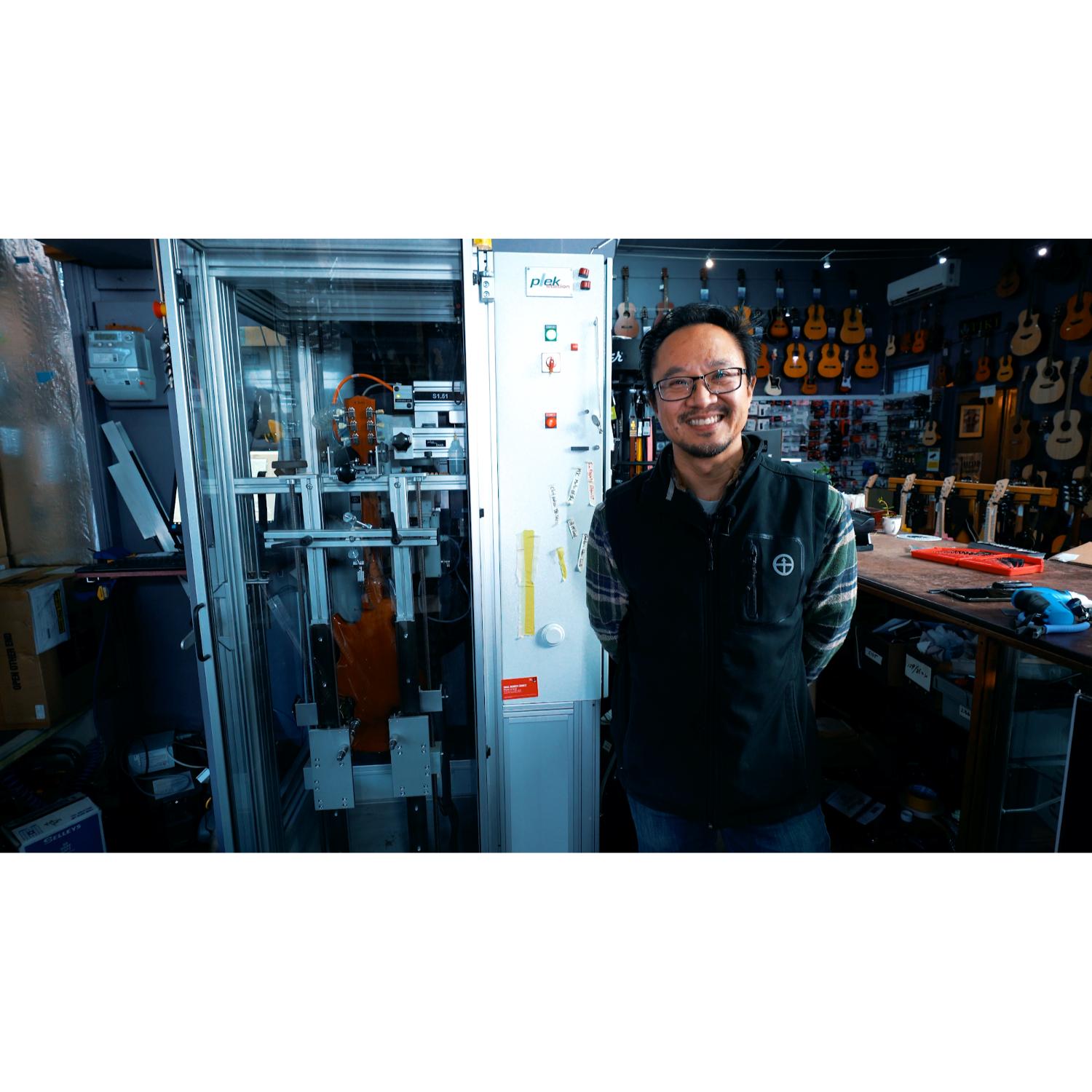 The Gold Standard Plek Dress and Setup by The Fret Set, Derek Chan