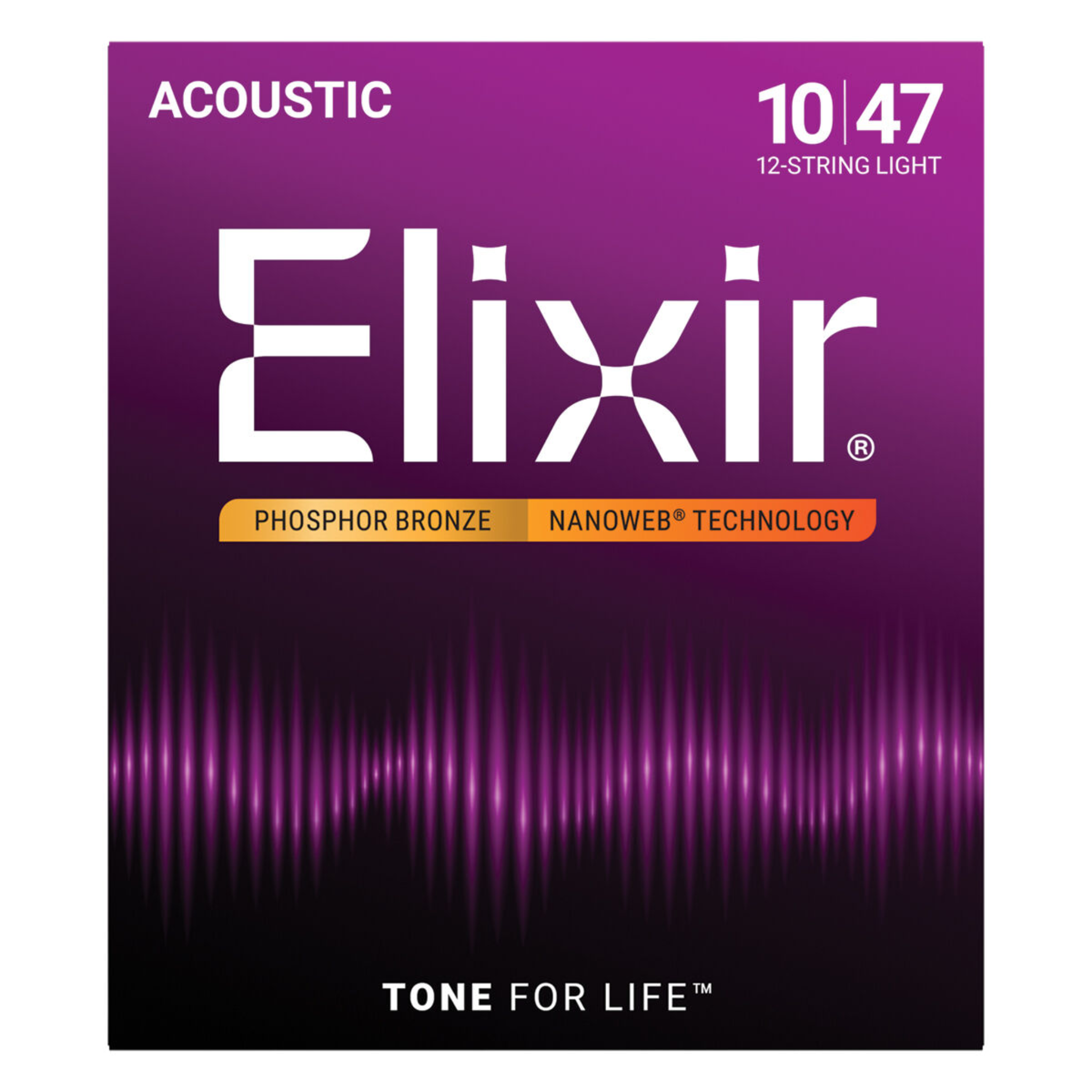Elixir Nanoweb Phosphor Bronze Acoustic Guitar Strings