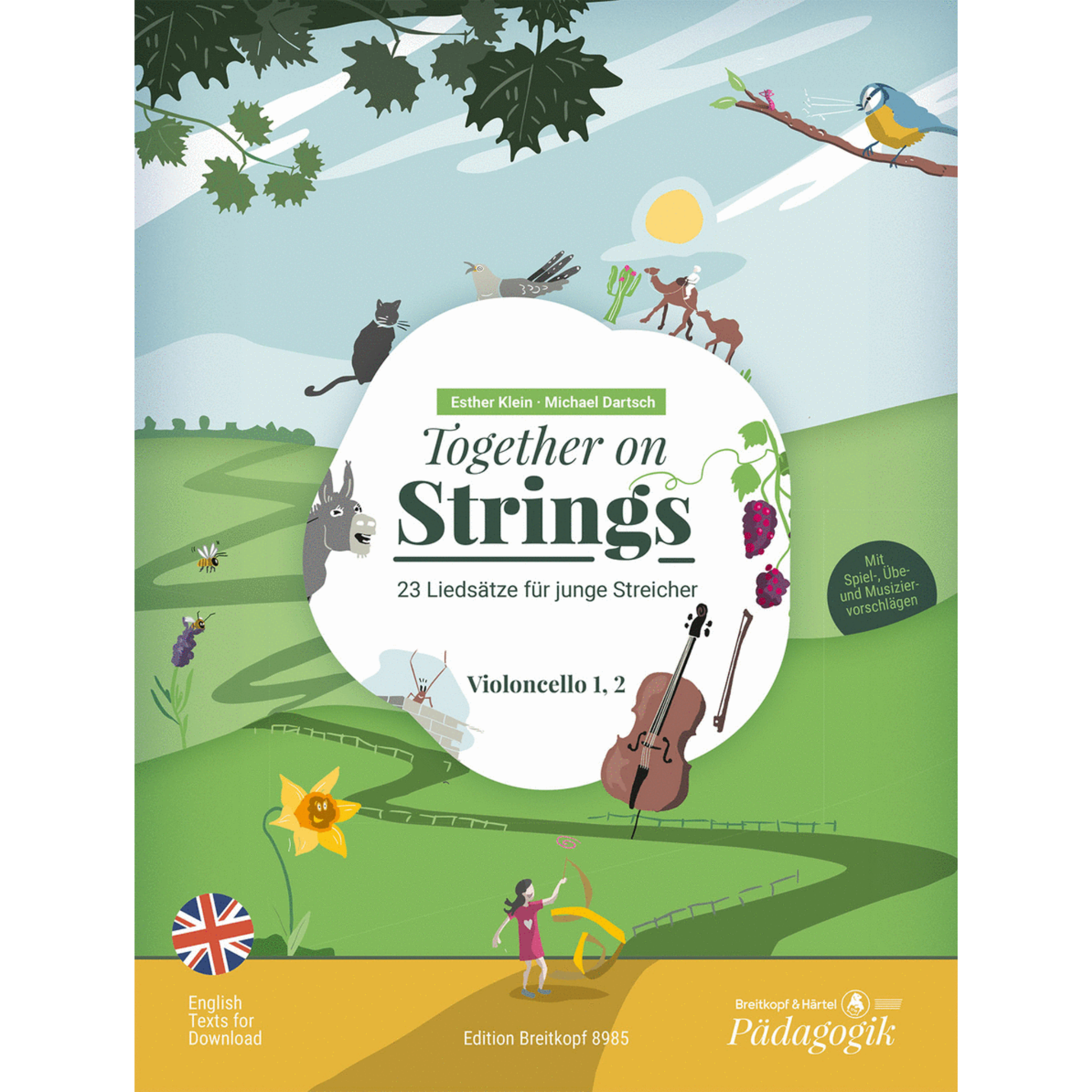 Together on Strings Cello 1 & 2 in German/English