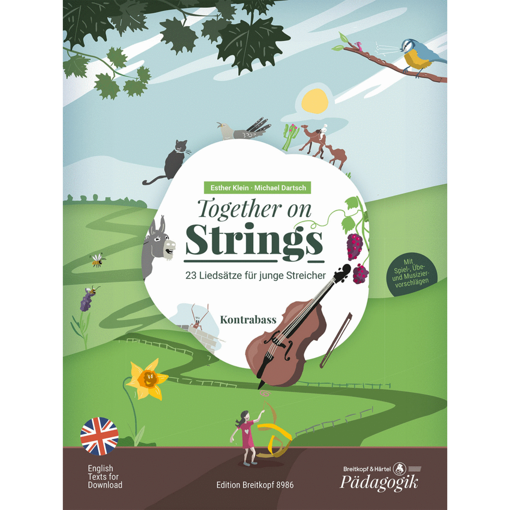Together on Strings Double Bass in German/English