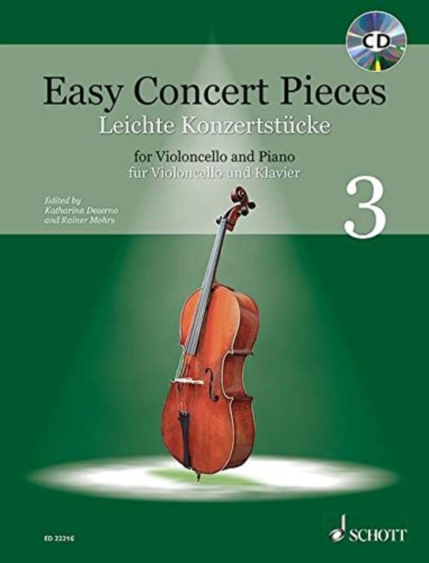 Easy Concert Pieces Volume 3 Cello and Piano