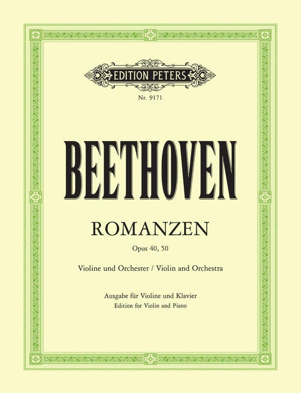 Beethoven: Two Romances for Violin and Piano (Op. 40, 50)
