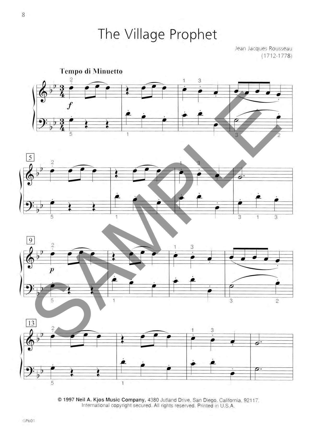 Piano Repertoire: Baroque/Classical Level 1