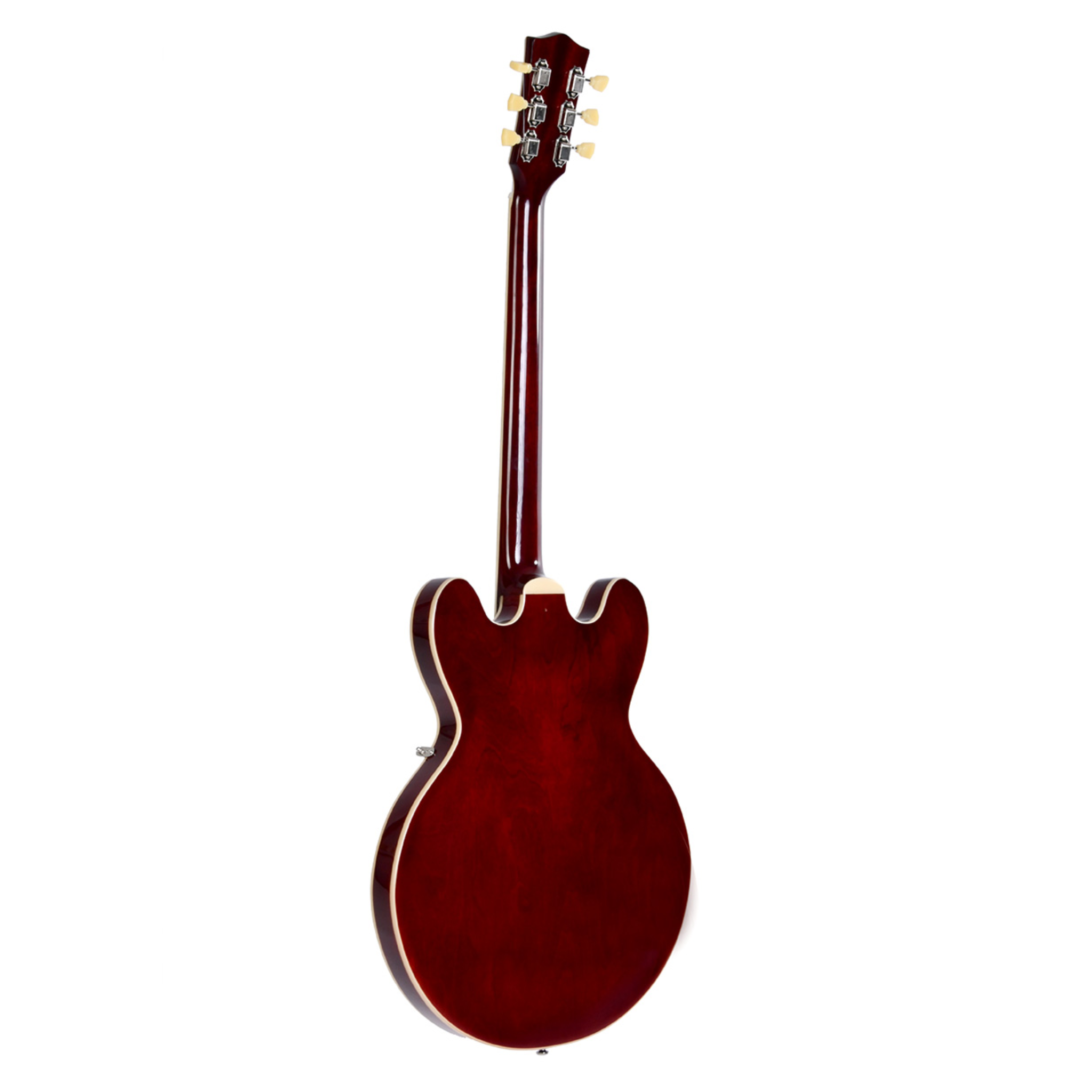 Sigma Semi-Hollow Electric Guitar, Cherry Red