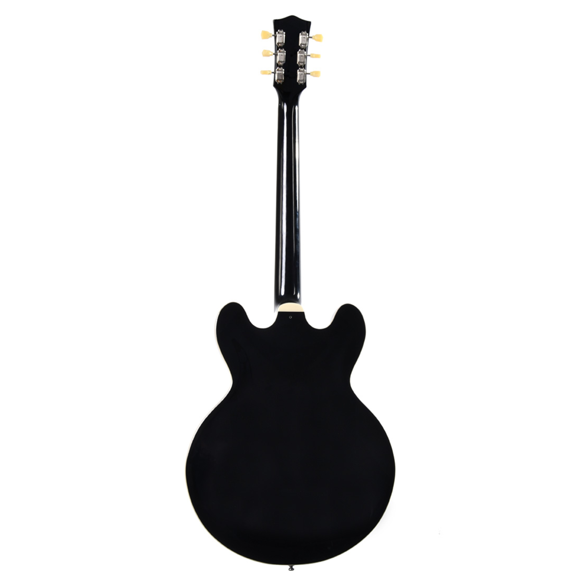 Sigma Semi-Hollow Electric Guitar, Gloss Black