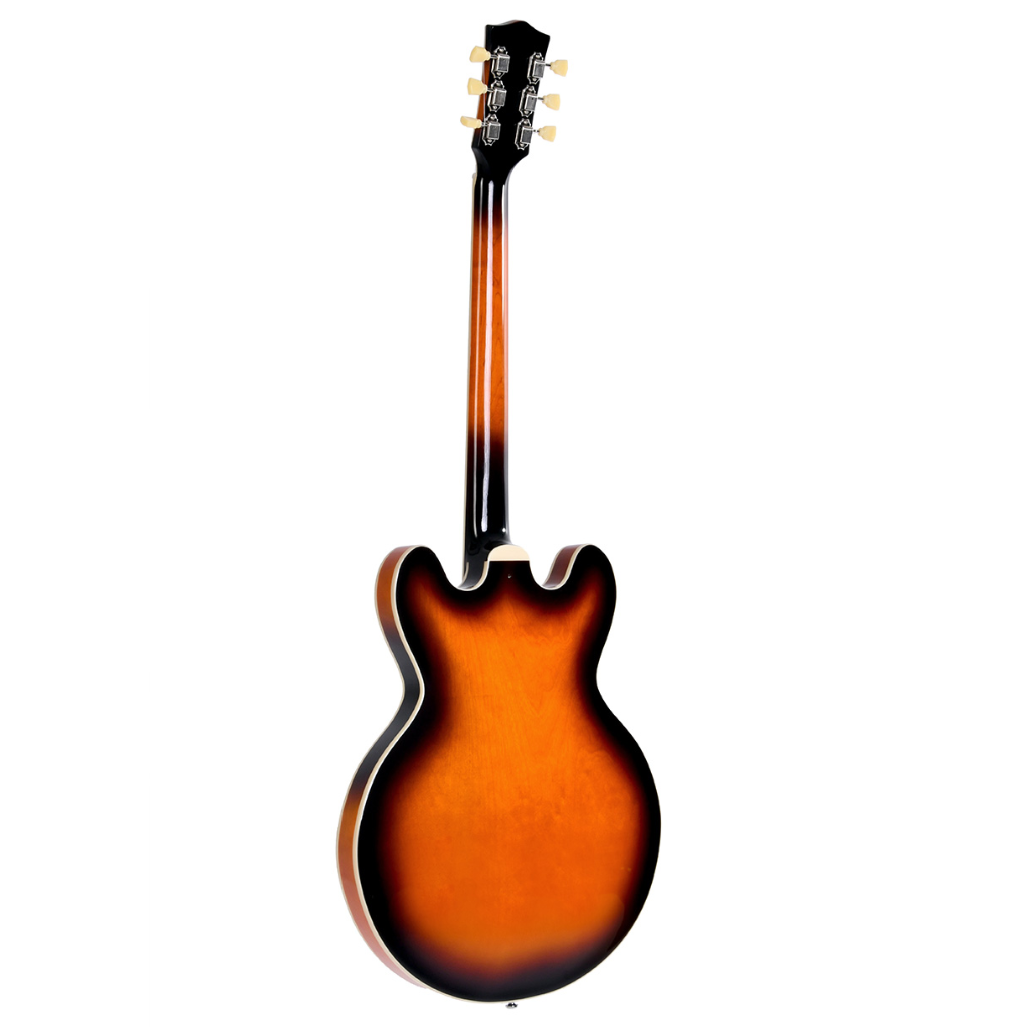 Sigma Semi-Hollow Electric Guitar, Vintage Sunburst