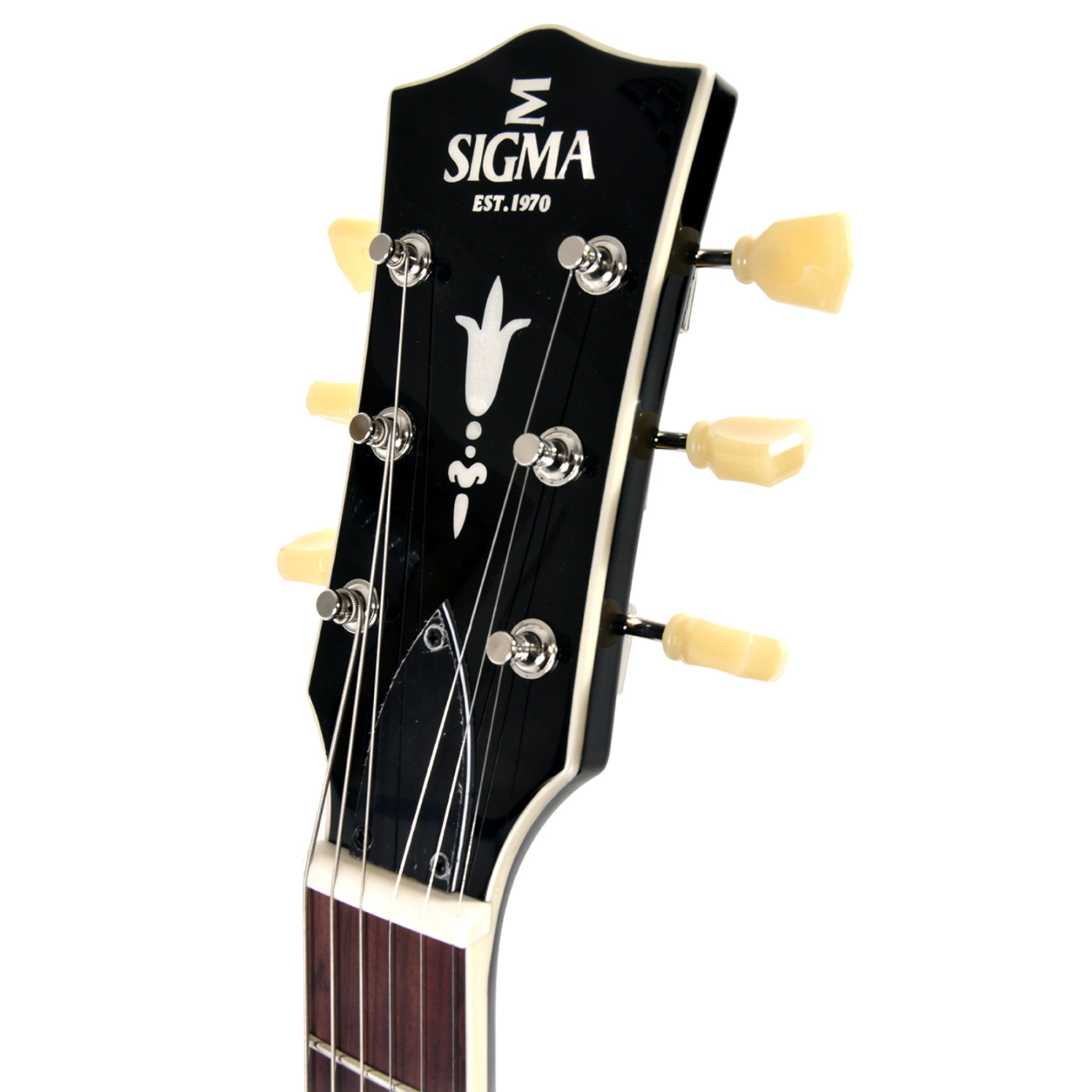 Sigma Semi-Hollow Electric Guitar, Vintage Sunburst
