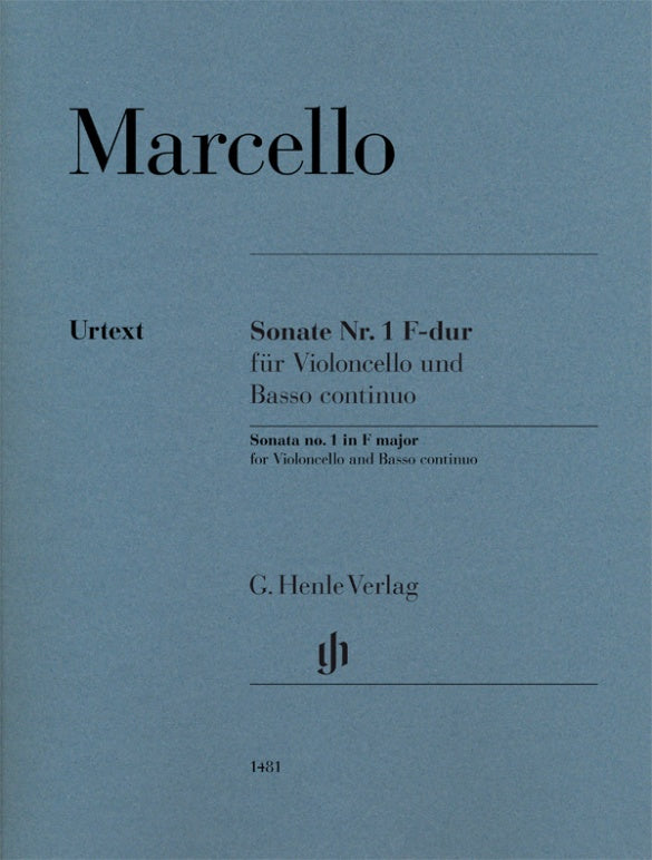 Marcello: Sonata no. 1 F major for Violoncello and Basso continuo