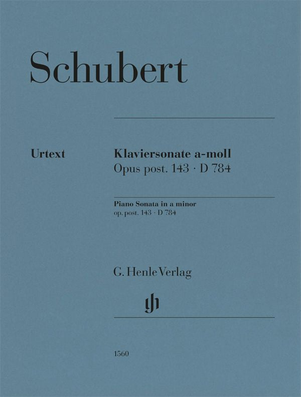 Schubert Piano Sonata A Minor op. post 143 - D 784