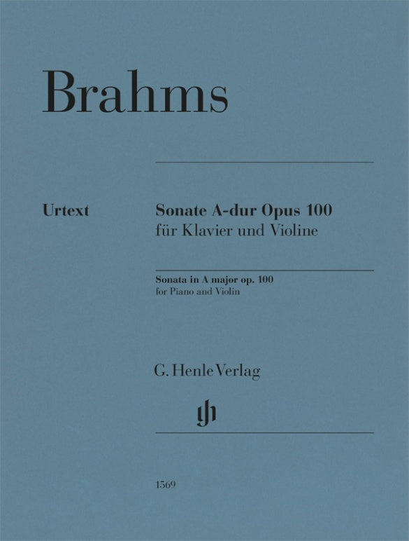 Brahms: Violin Sonata in A Major Op. 100 for Violin & Piano
