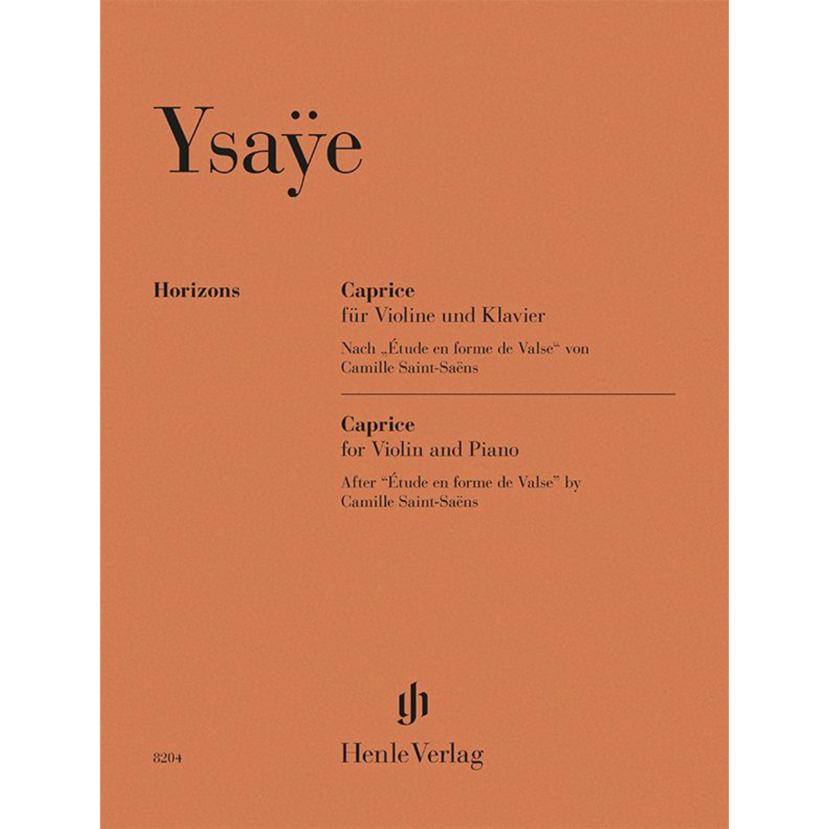 Ysaÿe - Caprice for Violin and Piano
