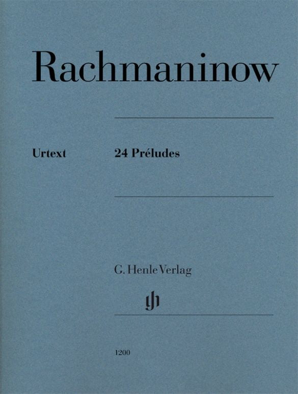 Rachmaninoff: 24 Preludes Piano Solo