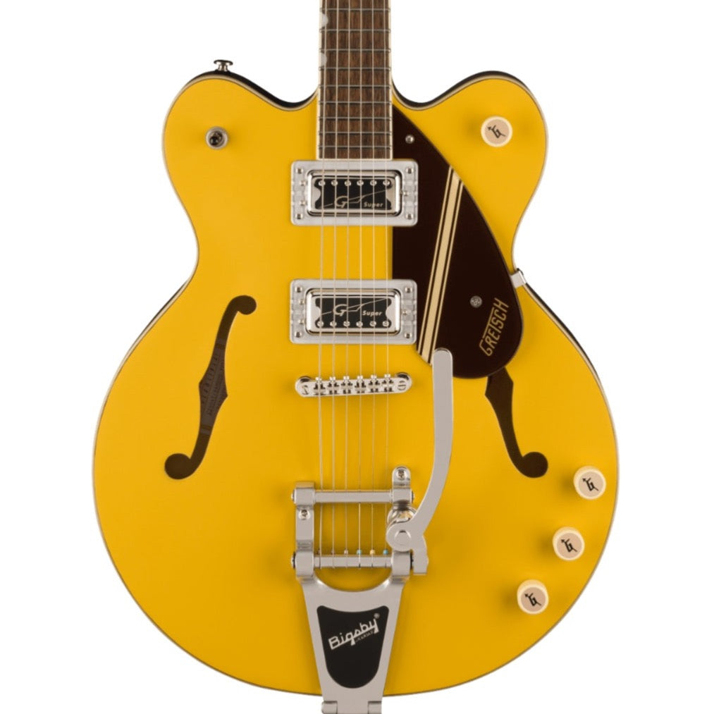 Gretsch G2604T Limited Edition Streamliner Rally II Center Block with Bigsby, Two-Tone Bamboo Yellow/Copper Metallic