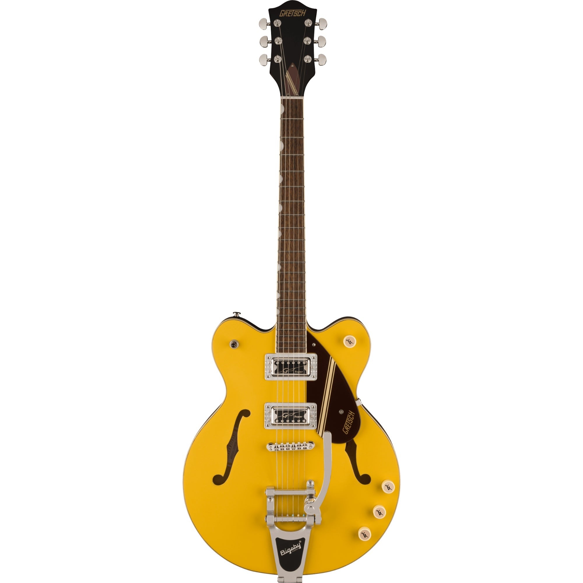 Gretsch G2604T Limited Edition Streamliner Rally II Center Block with Bigsby, Two-Tone Bamboo Yellow/Copper Metallic
