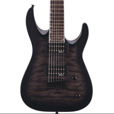 Jackson JS Series Dinky 7-String Arch Top JS22Q-7 DKA HT, Transparent Black Burst