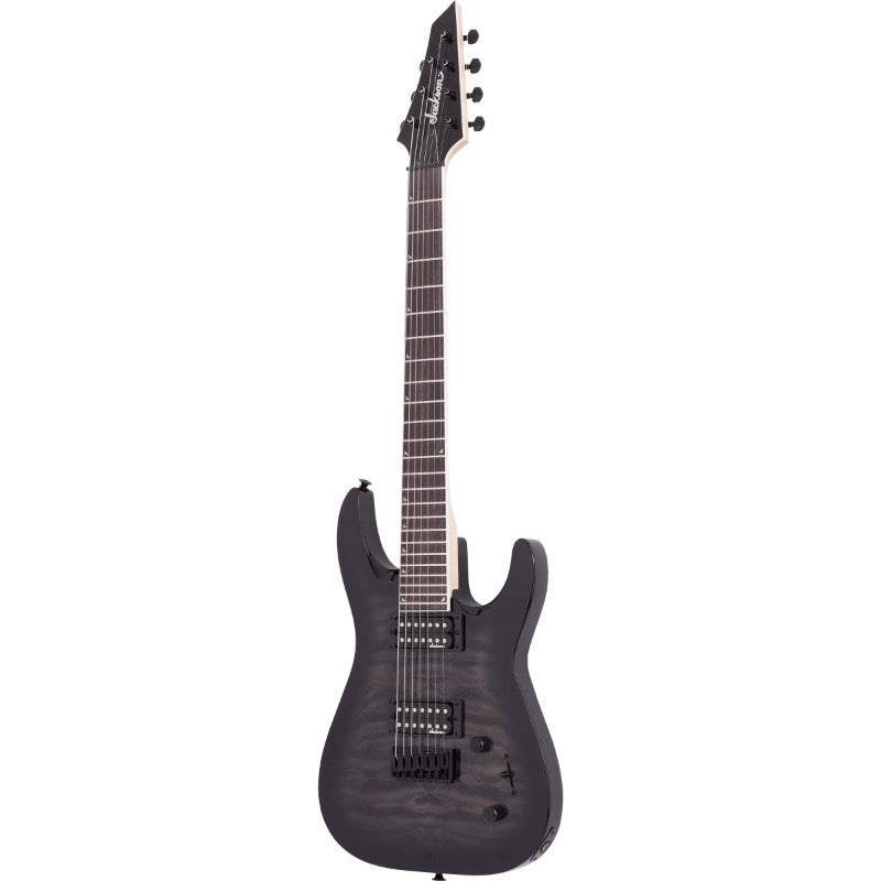 Jackson JS Series Dinky 7-String Arch Top JS22Q-7 DKA HT, Transparent Black Burst