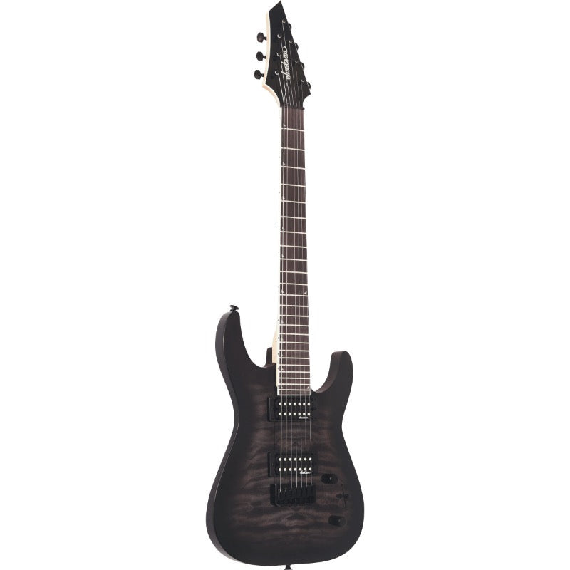 Jackson JS Series Dinky 7-String Arch Top JS22Q-7 DKA HT, Transparent Black Burst