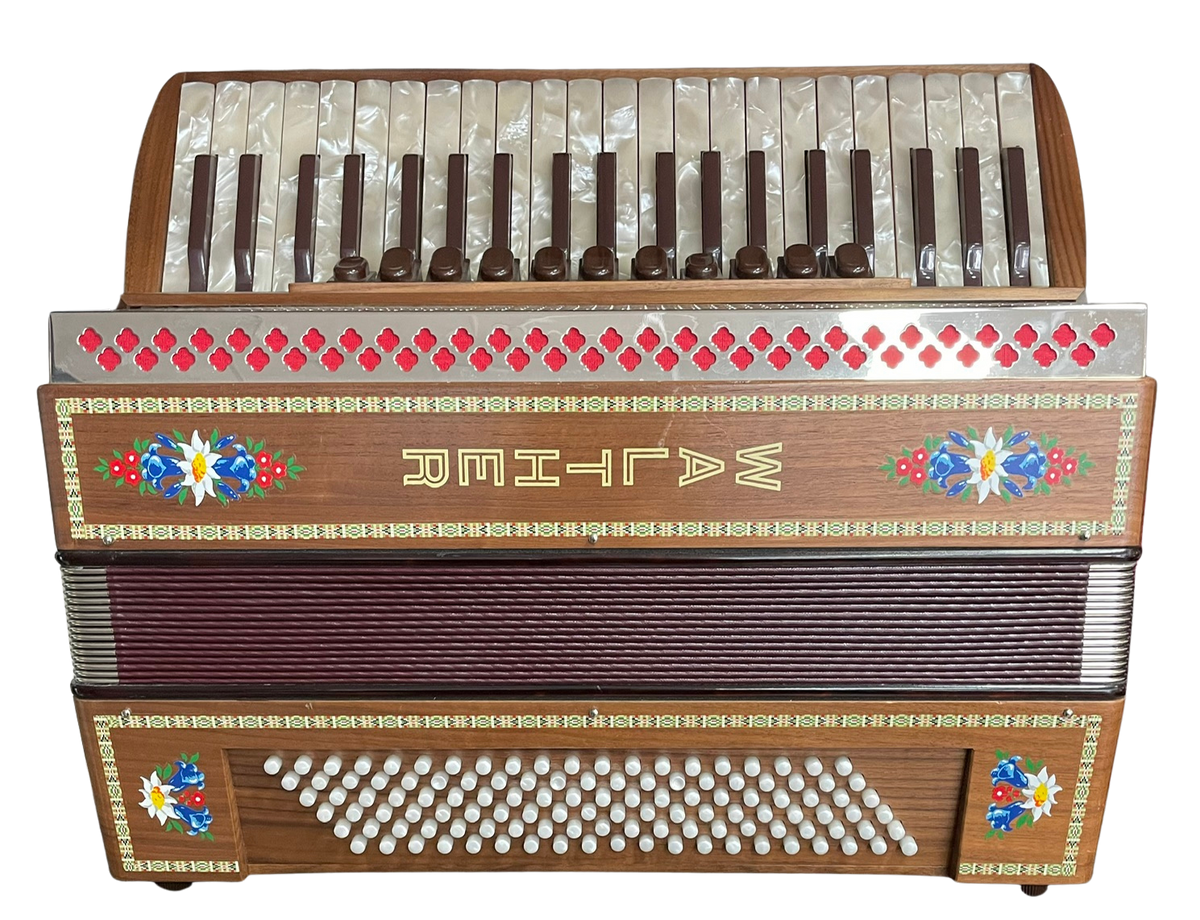 SH Walther 120 bass Accordion with Musette