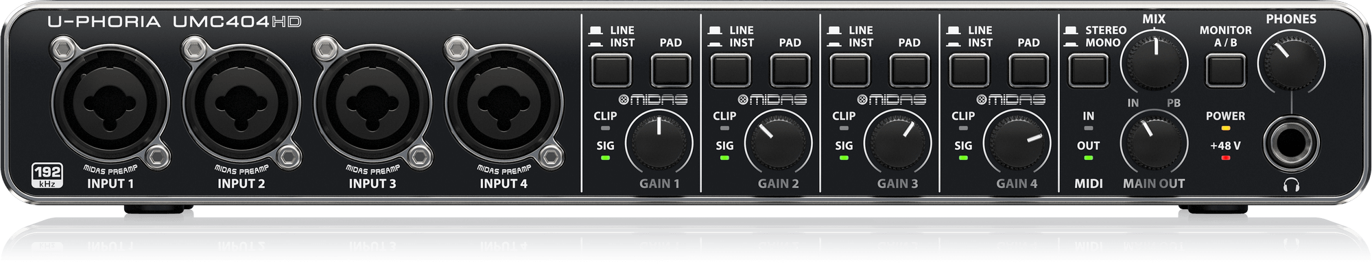 Behringer U-Phoria UMC404HD Interface