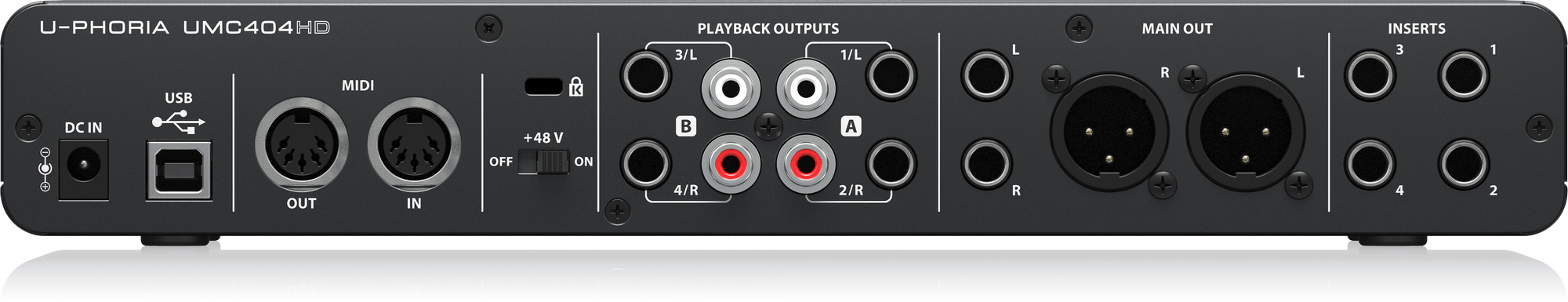 Behringer U-Phoria UMC404HD Interface