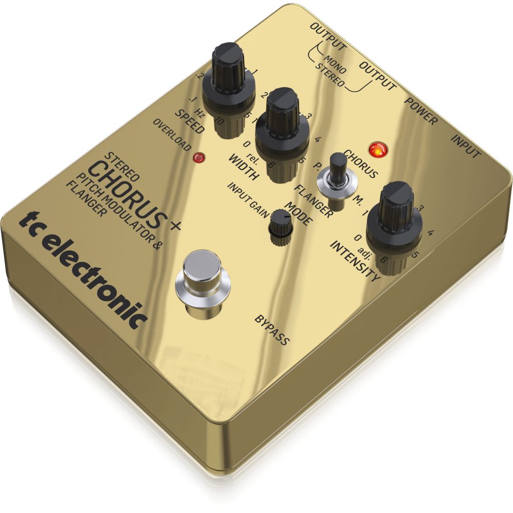 TC Electronic Special Edition SCF Gold Stereo Chorus Flanger Pedal, Gold