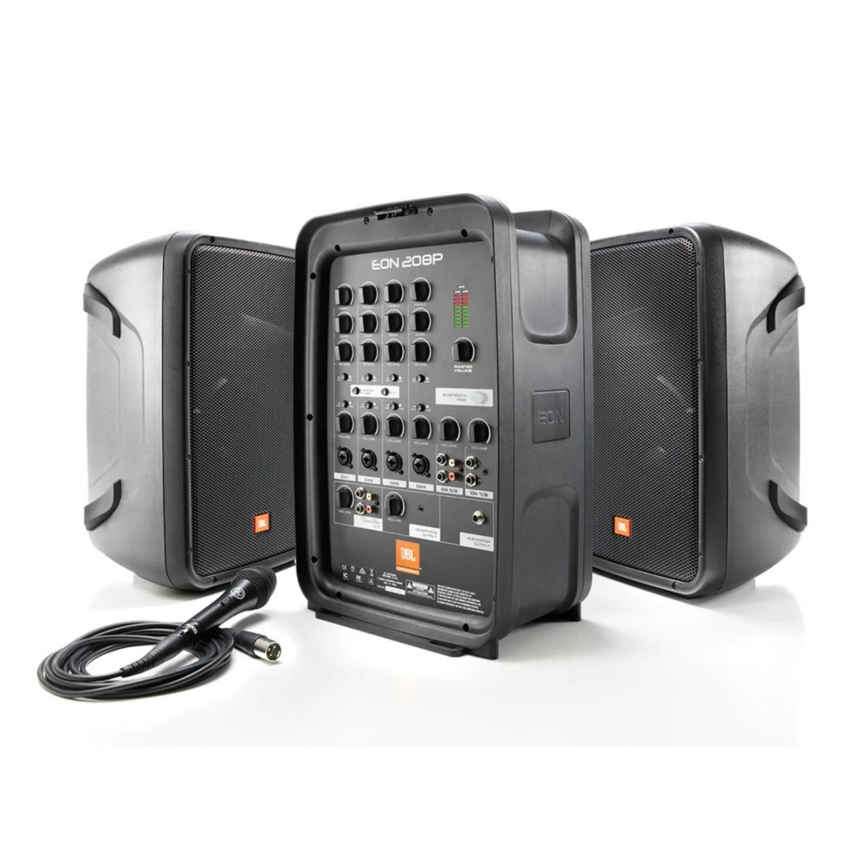 JBL EON208P 2-Way PA 8-Channel Mixer & Bluetooth