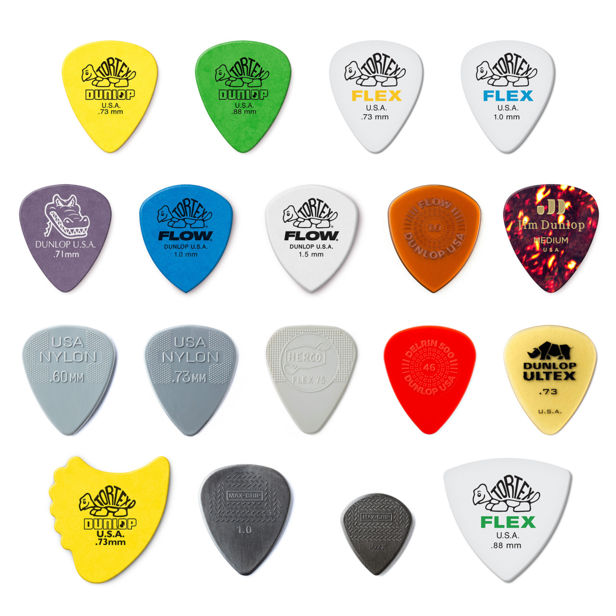 Dunlop Recording Pick Variety Pack