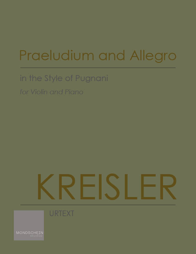 Kreisler: Praeludium and Allegro