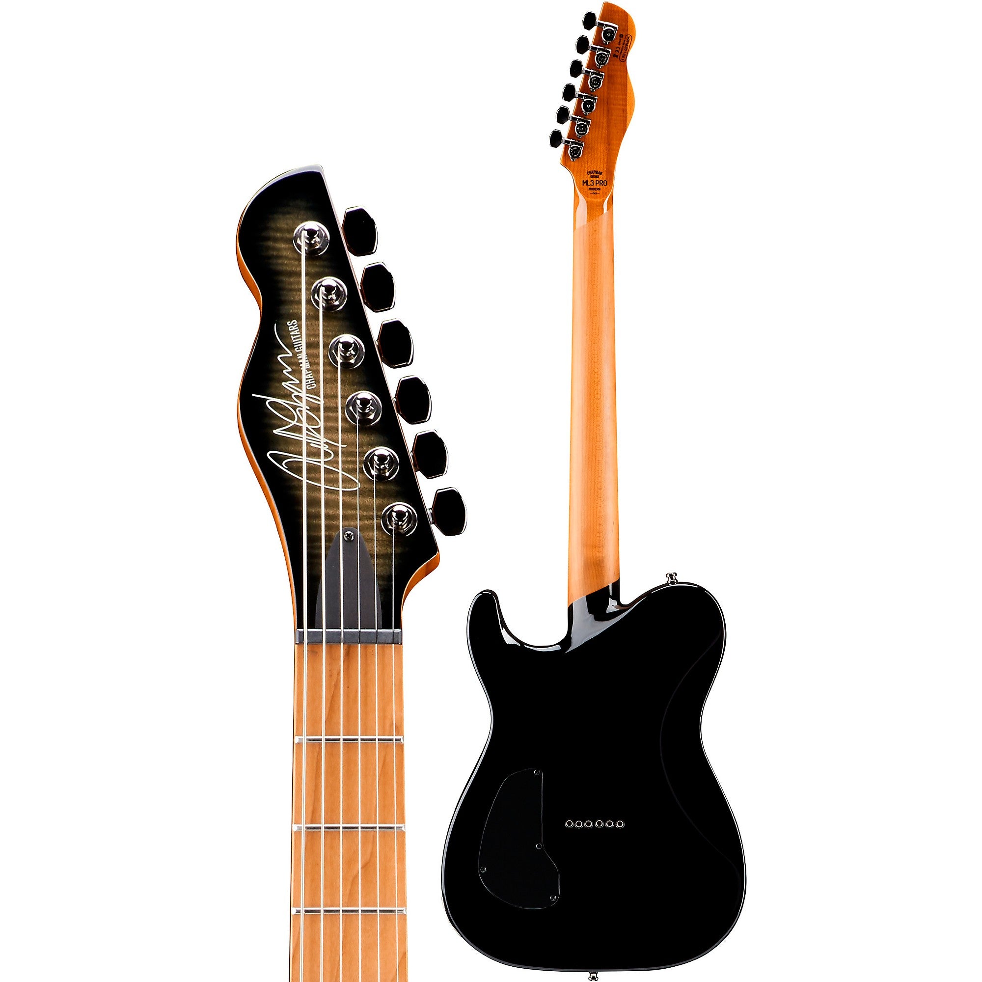 Chapman Guitars ML3 Pro Modern Semi-Hollow Obsidian Burst