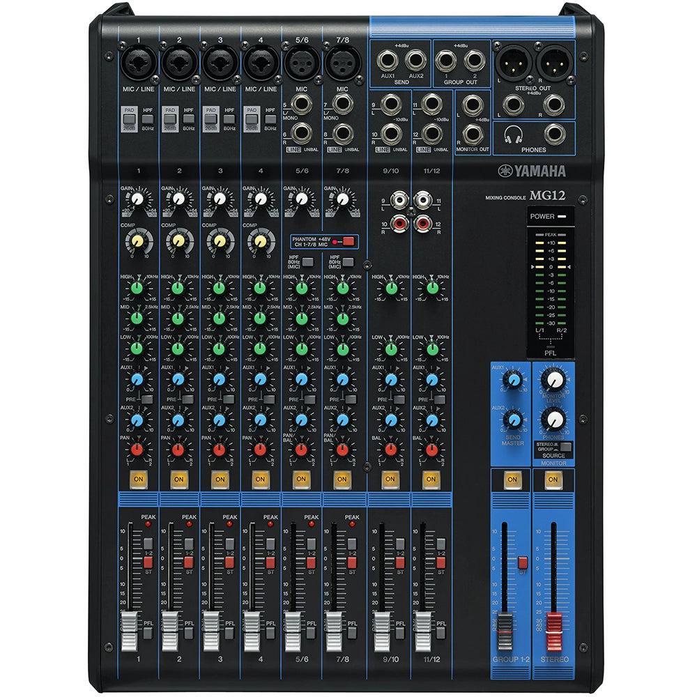 Yamaha MG12XU 12-Channel Mixer with Effects & USB