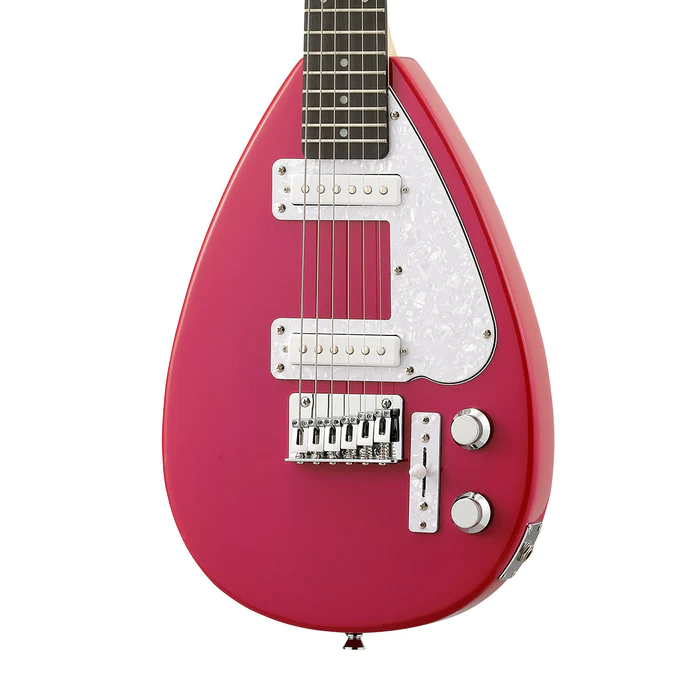 Vox Mark III Mini Teardrop Electric Guitar, Loud Red