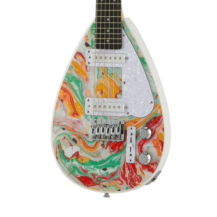 Vox Mark III Mini Teardrop Electric Guitar, Marble