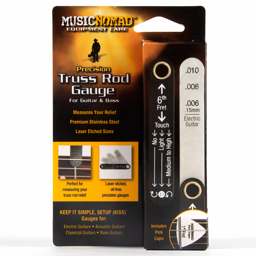Music Nomad Truss Rod Gauge w/ Pick Capo