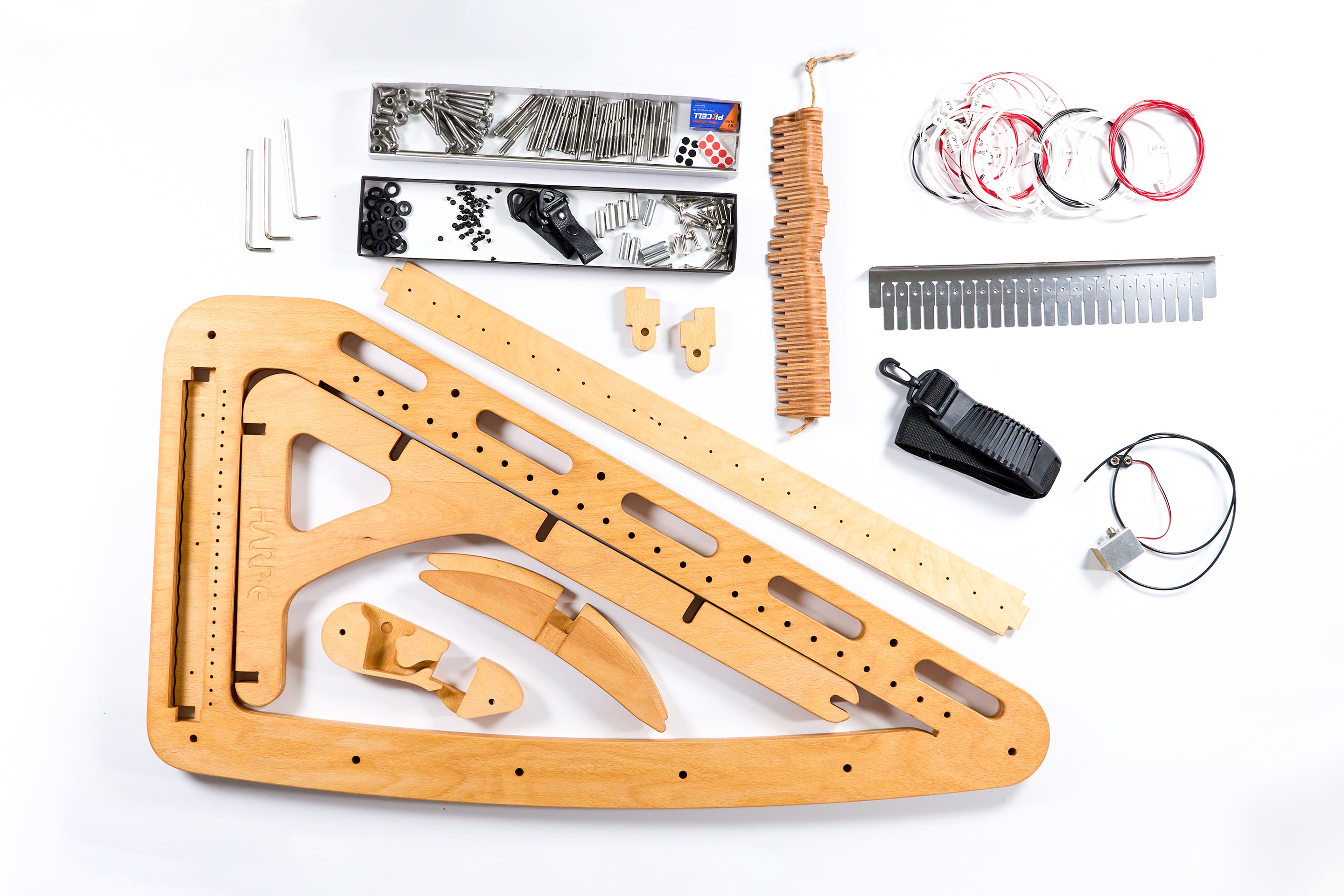 Harp-E - 24 Sting Harp with Carry Bag and carry straps included