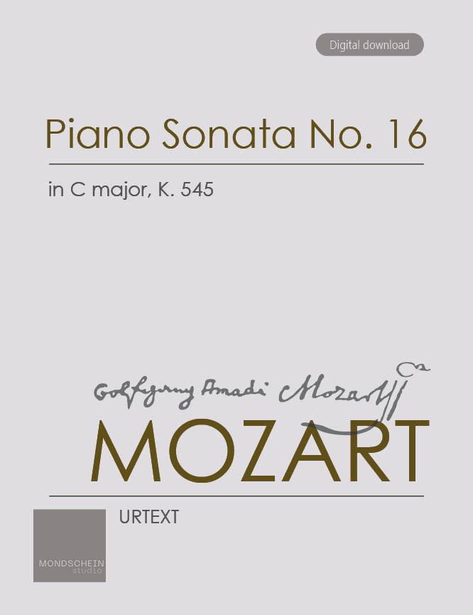 Mozart: Piano Sonata No. 16 in C major, K. 545