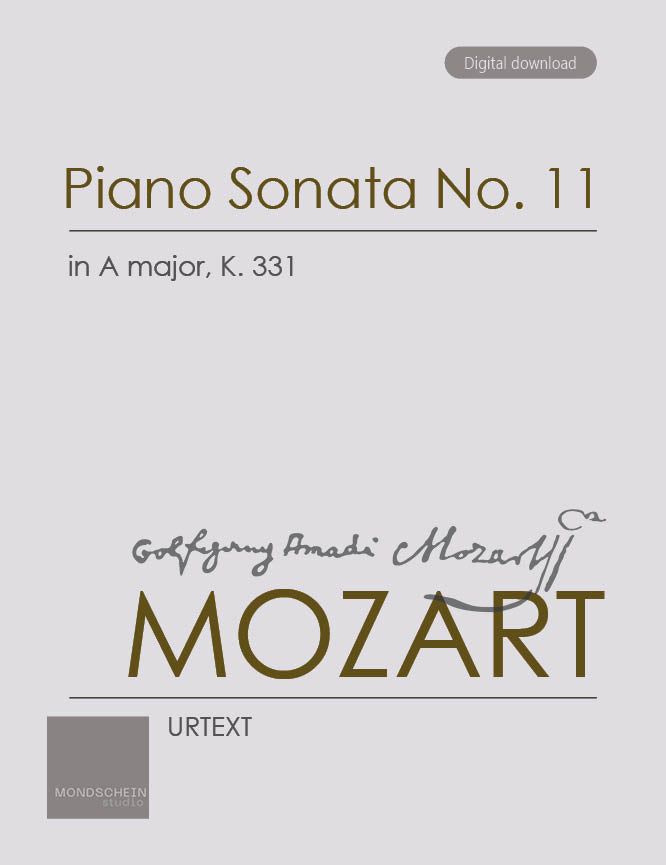 Mozart: Piano Sonata No. 11 in A major, K. 331