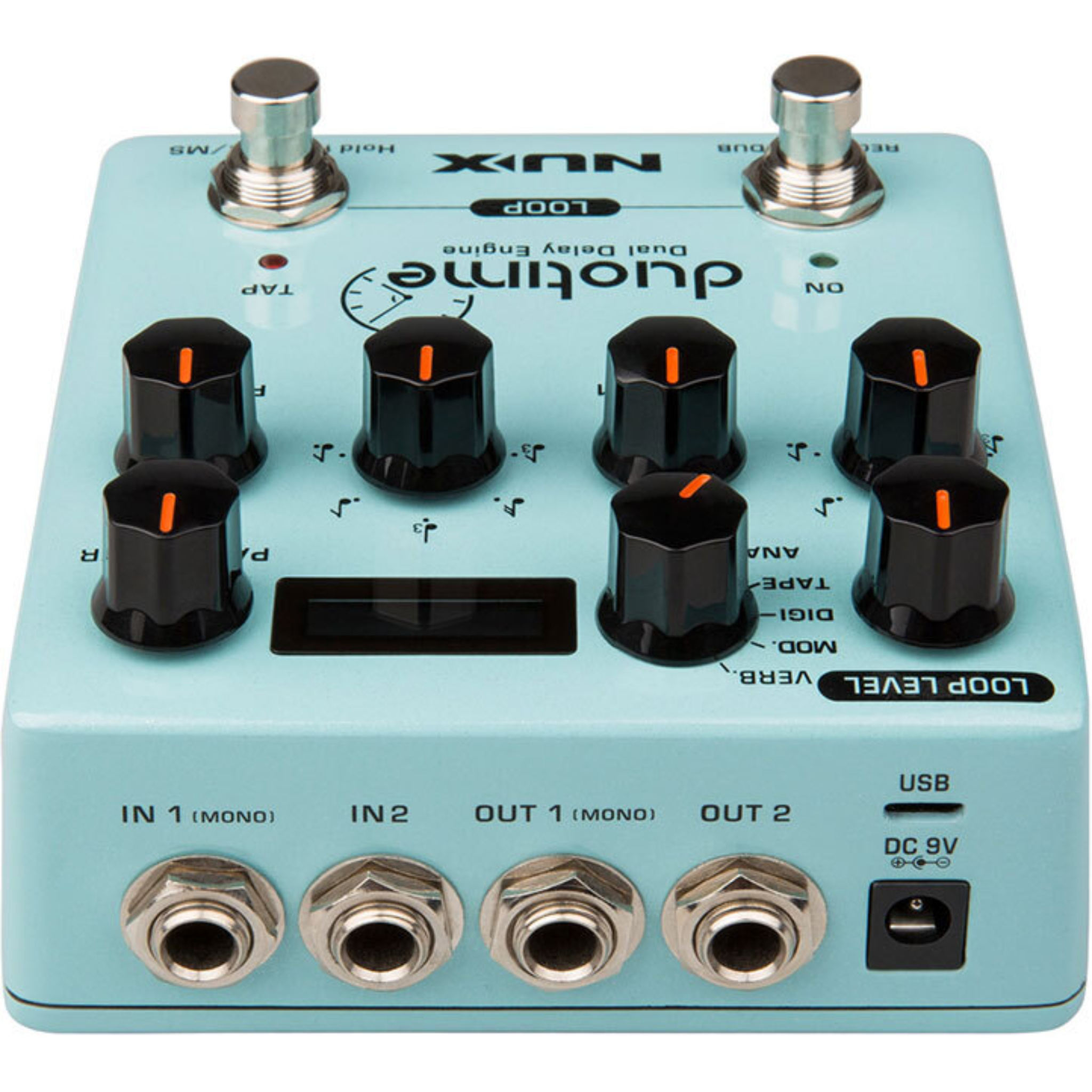 NUX Verdugo Series Duotime Dual Delay Engine Effects Pedal