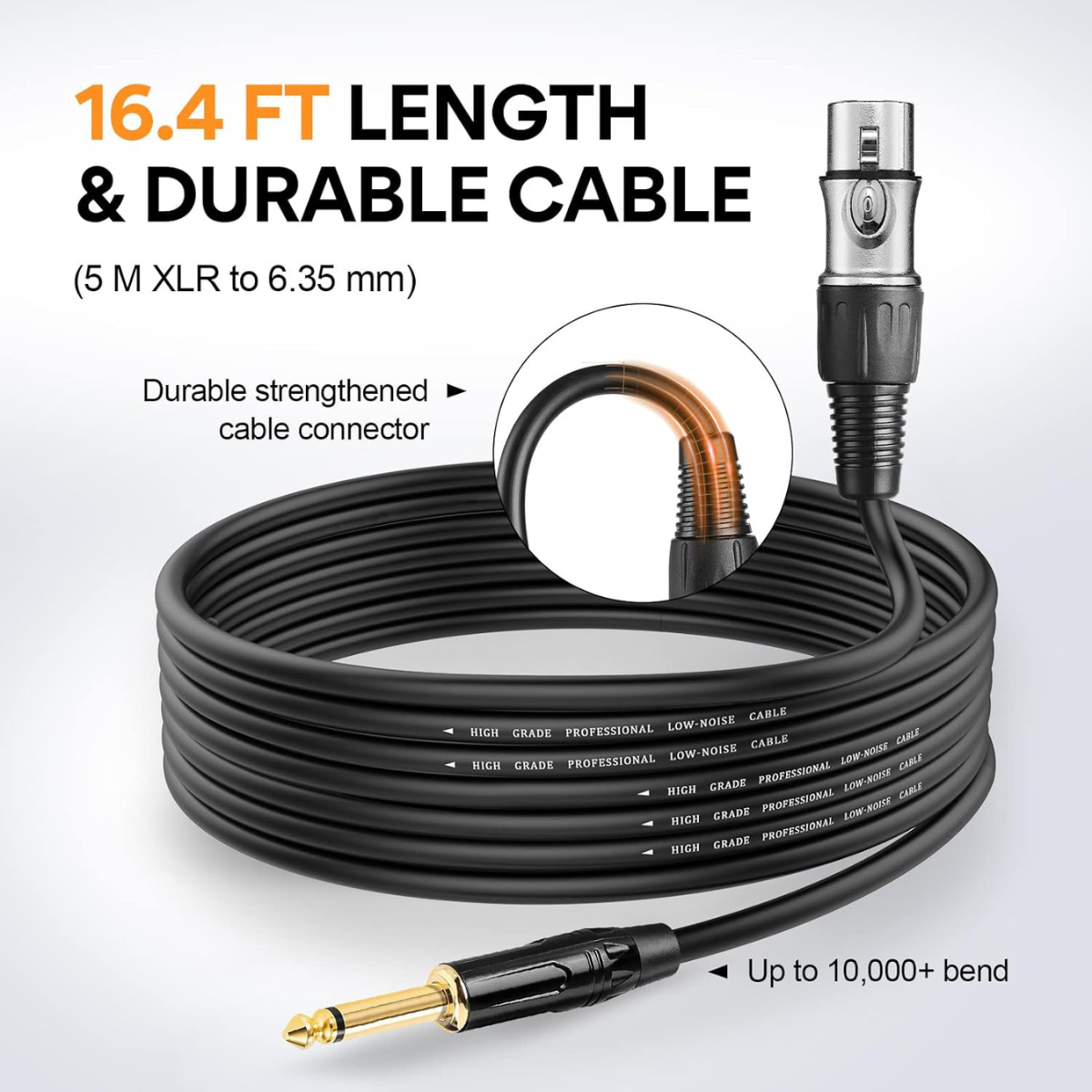 OneOdio ON55 Dynamic Vocal Microphone w/ 5m Lead