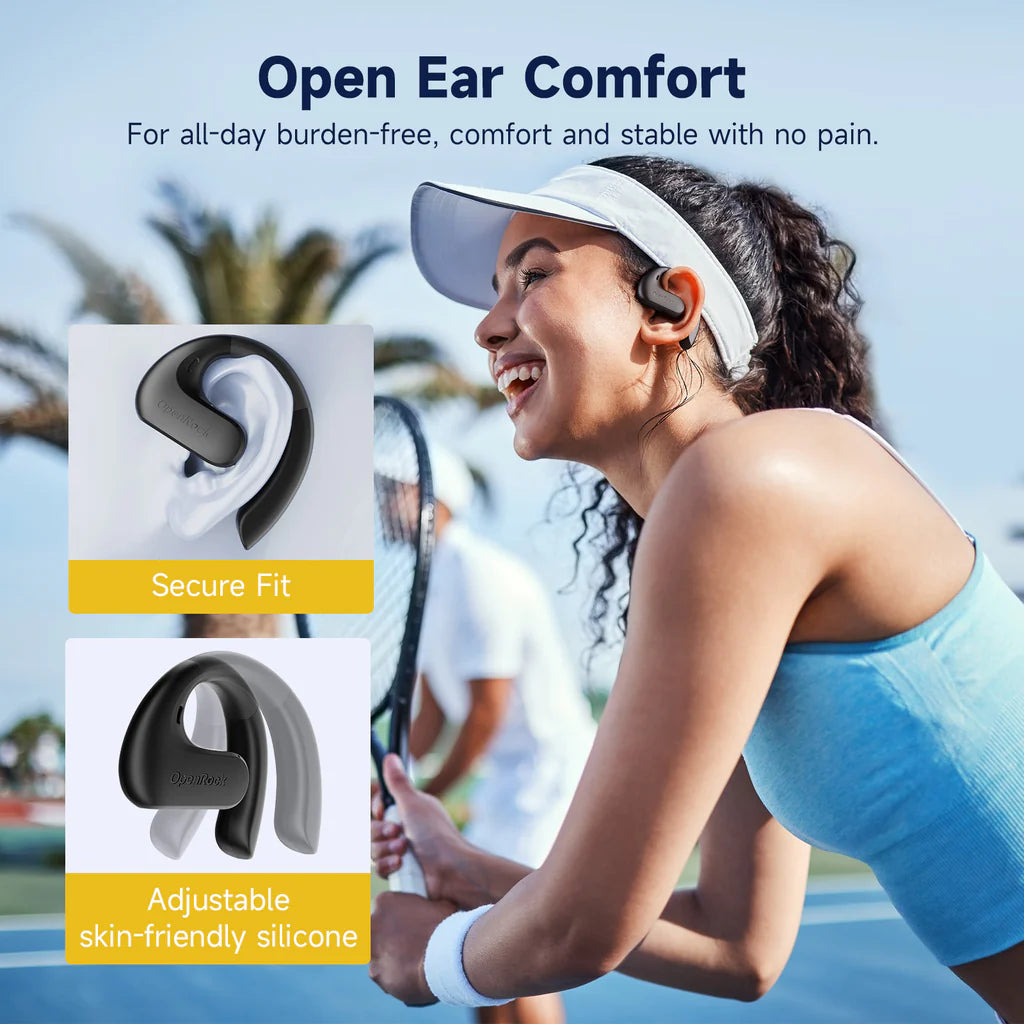 OpenRock S by OneOdio Open-Ear Air Conduction Sport Earbuds