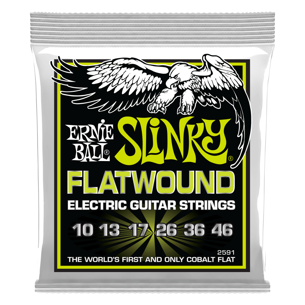 Ernie Ball Cobalt Flatwound Electric Guitar Strings