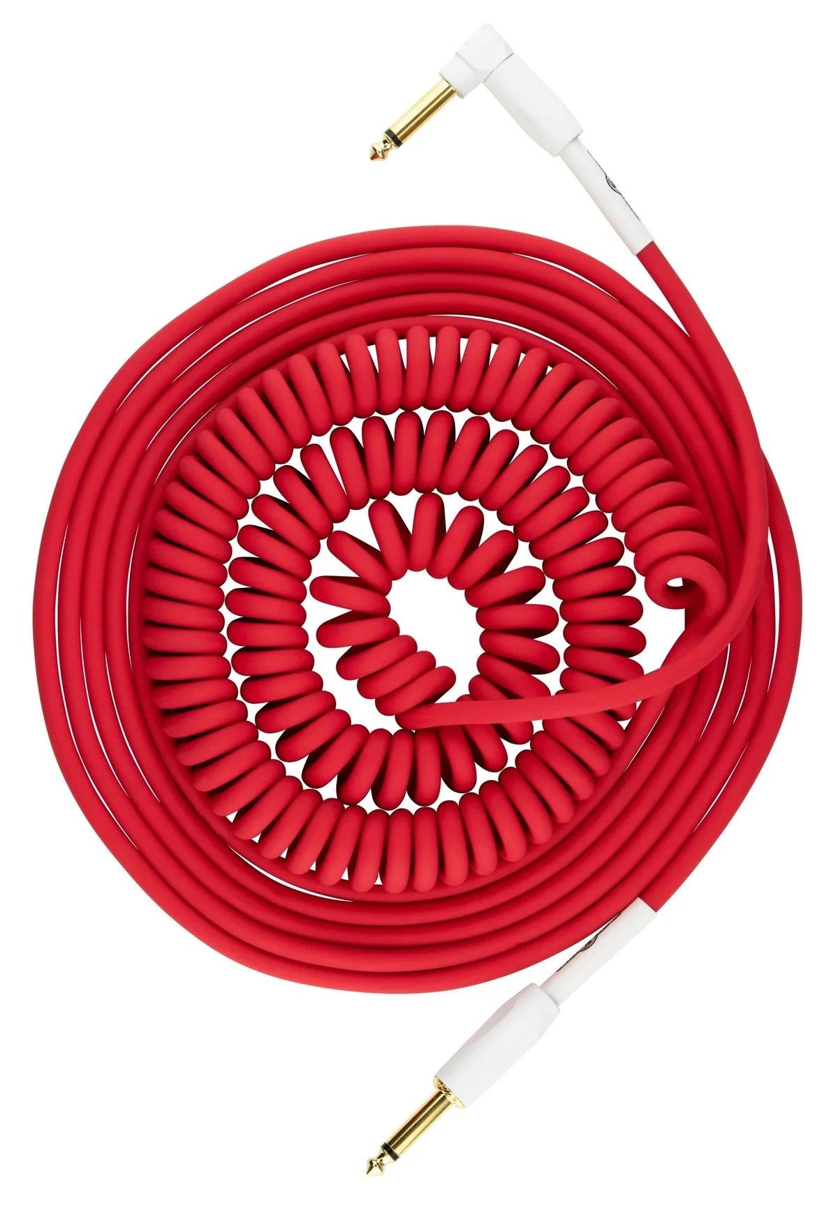 Pig Hog Half Coil Cable 30ft, Candy Apple Red