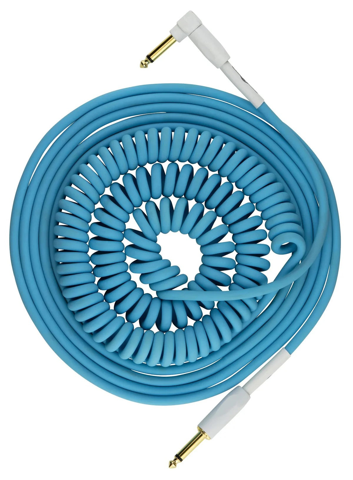 Pig Hog Half Coil Cable 30ft, Daphne Blue