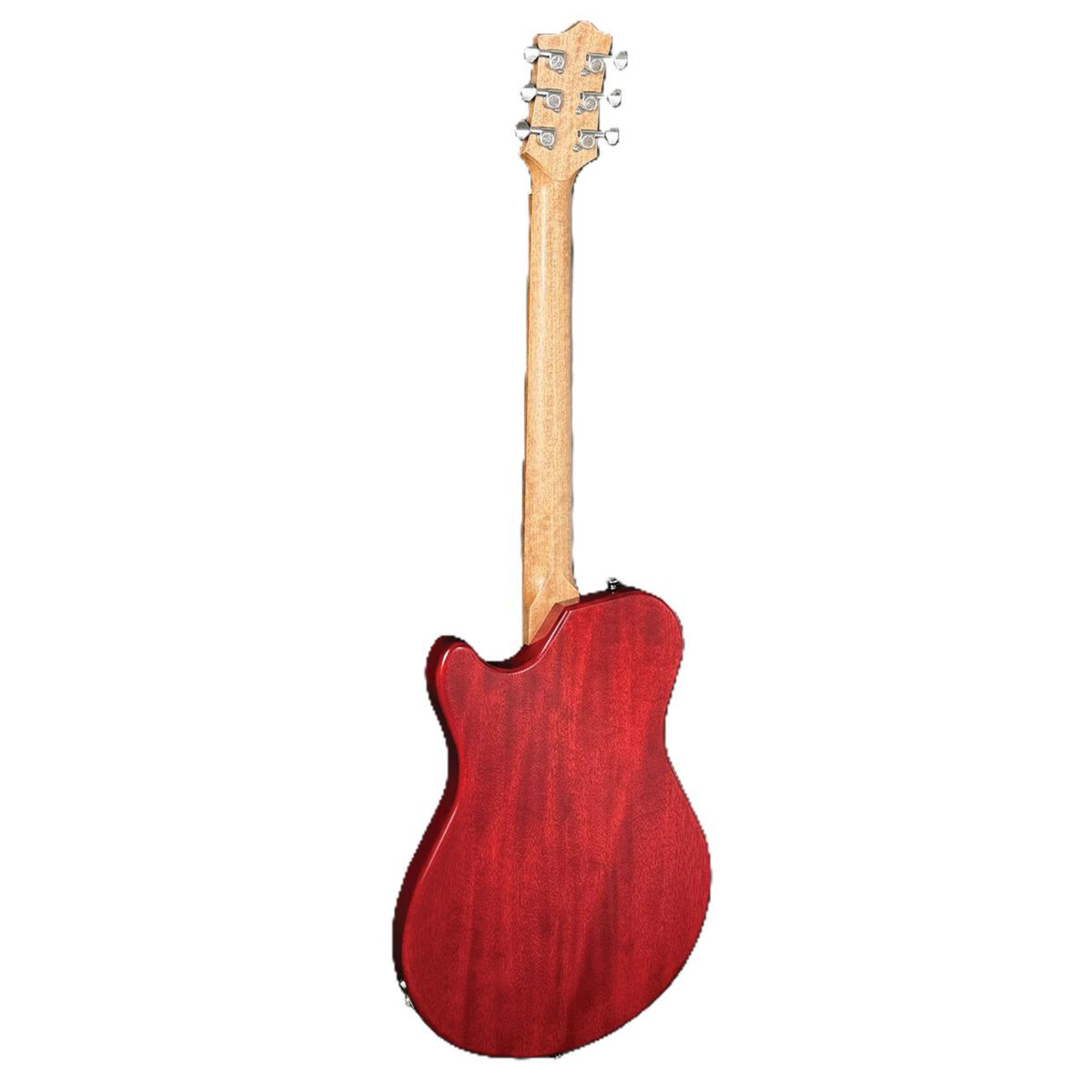 Pratley DVR Single Cutaway Electric Guitar, Natural Red